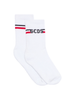 Gcds calzini unisex bambino bianco
