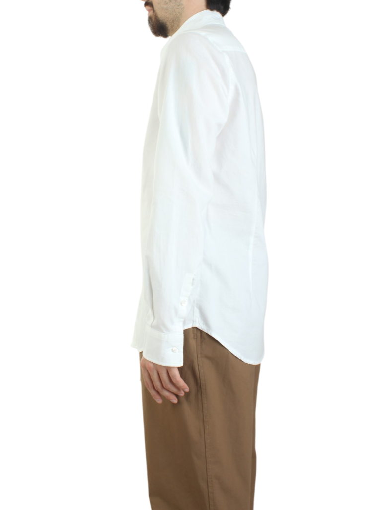 Alta Tensione camicia manica lunga alla coreana bianco 3258-MOSCA BIANCO ALTA TENSIONE 