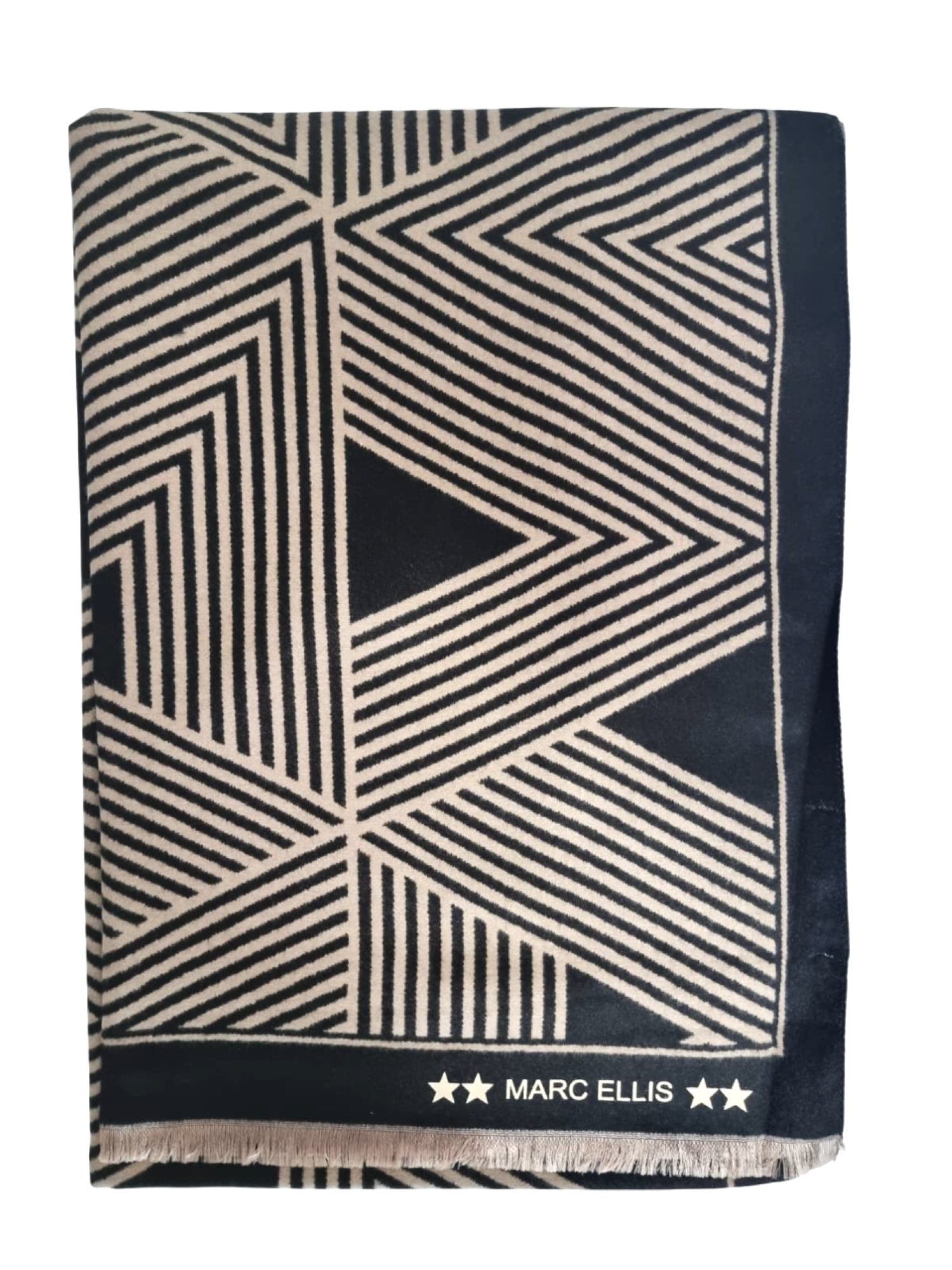 Marc Ellis sciarpa donna in fantasia nero MES-231 BLACK MARC ELLIS 