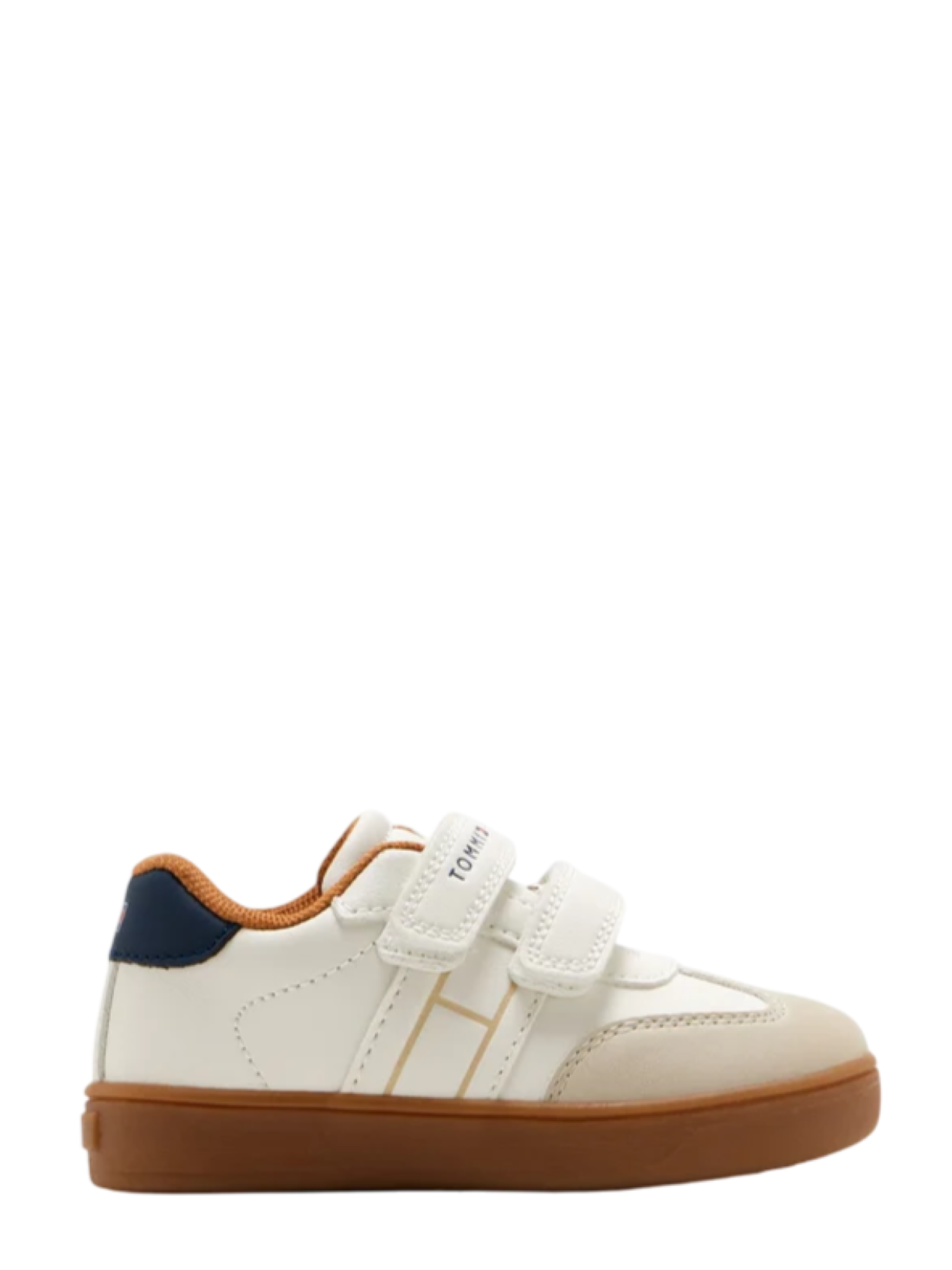 Tommy Hilfiger sneakers bambino con strappi bianco T1X9-34063-1269 B159 Tommy Hilfiger 