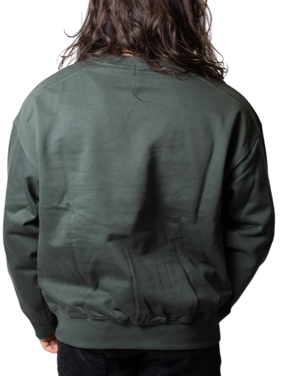 John Richmond felpa Juric con stampa logo verde UMA25071FE D.FOREST John RICHMOND 