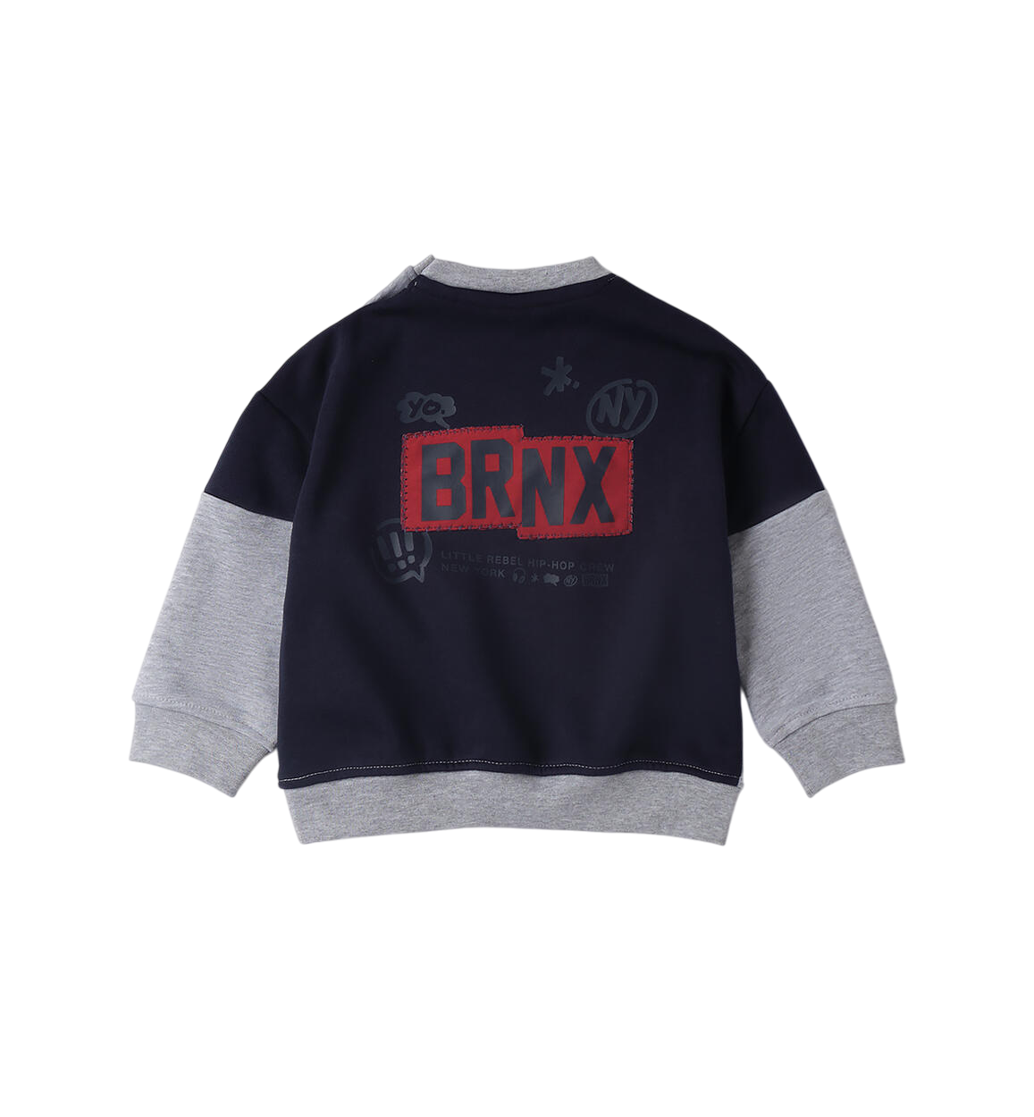 iDo felpa bambino con stampa grigio 4F233 8992 iDO 