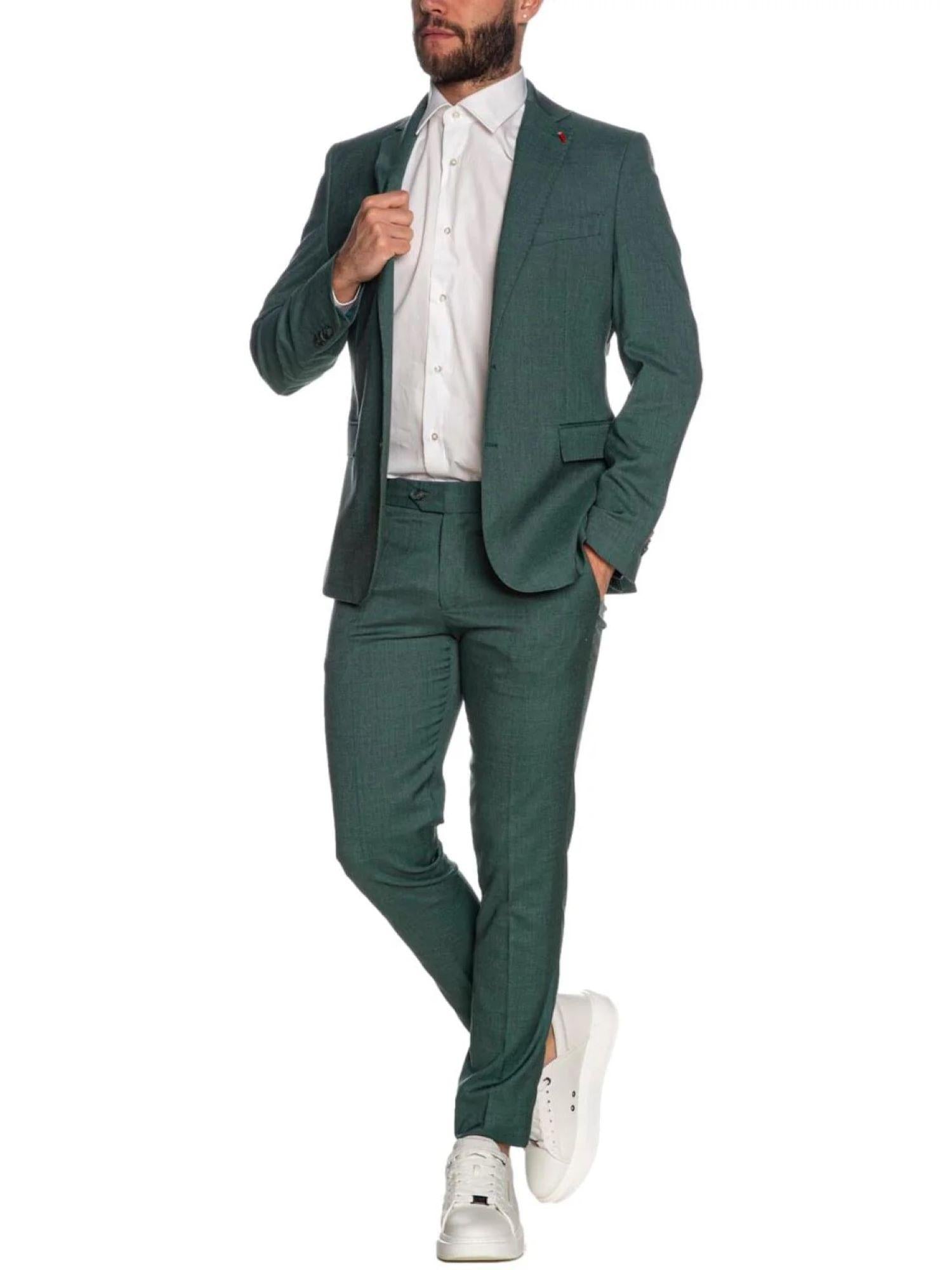 Mulish abito uomo monopetto Van Gogh verde scuro VAN GOGH-AB7200 VERDE MULISH 