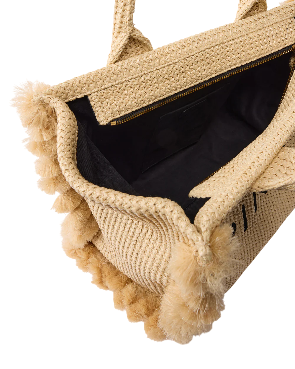 Pinko borsa Beach Shopper in rafia con logo beige 106673-A39Y HZ3Q PINKO 