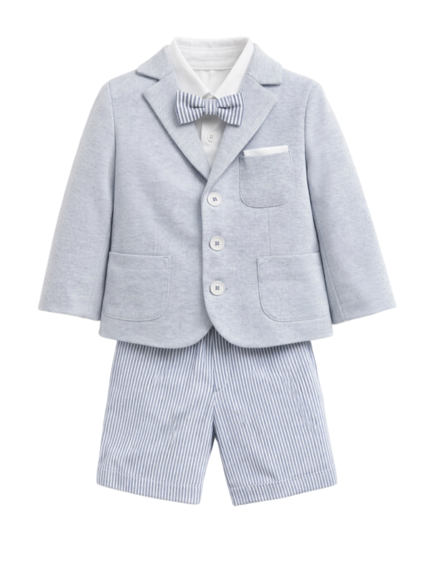 Colori Chiari completo elegante neonato giacca camicia bermuda celeste MN508438-4930 50 COLORICHIARI 