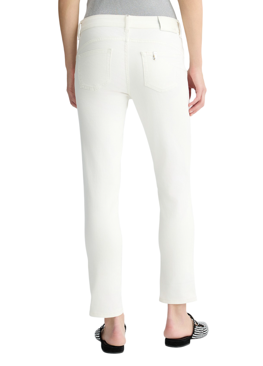Liu Jo jeans skinny Monroe con risvolto strass bianco UA5006T2594 10701 LIU JO 