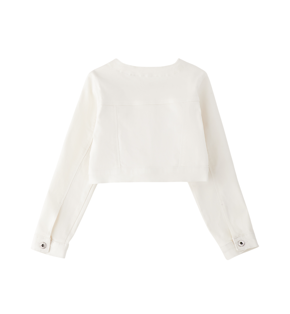 iDo giubbino bambina in denim con tasche bianco 4G874 0113 iDO 
