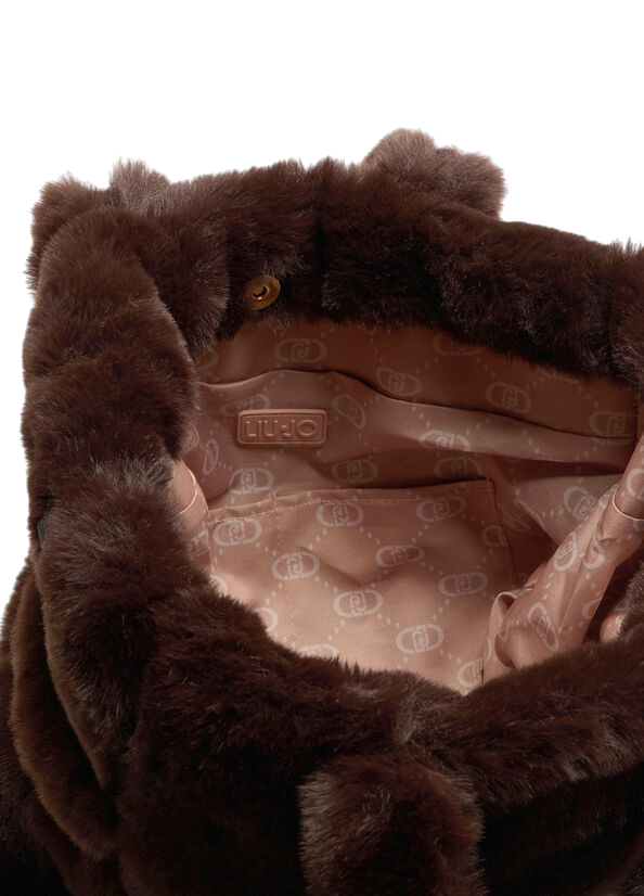 Liu Jo borsa donna in ecopelliccia marrone TF5270E0374 90915 LIU JO 