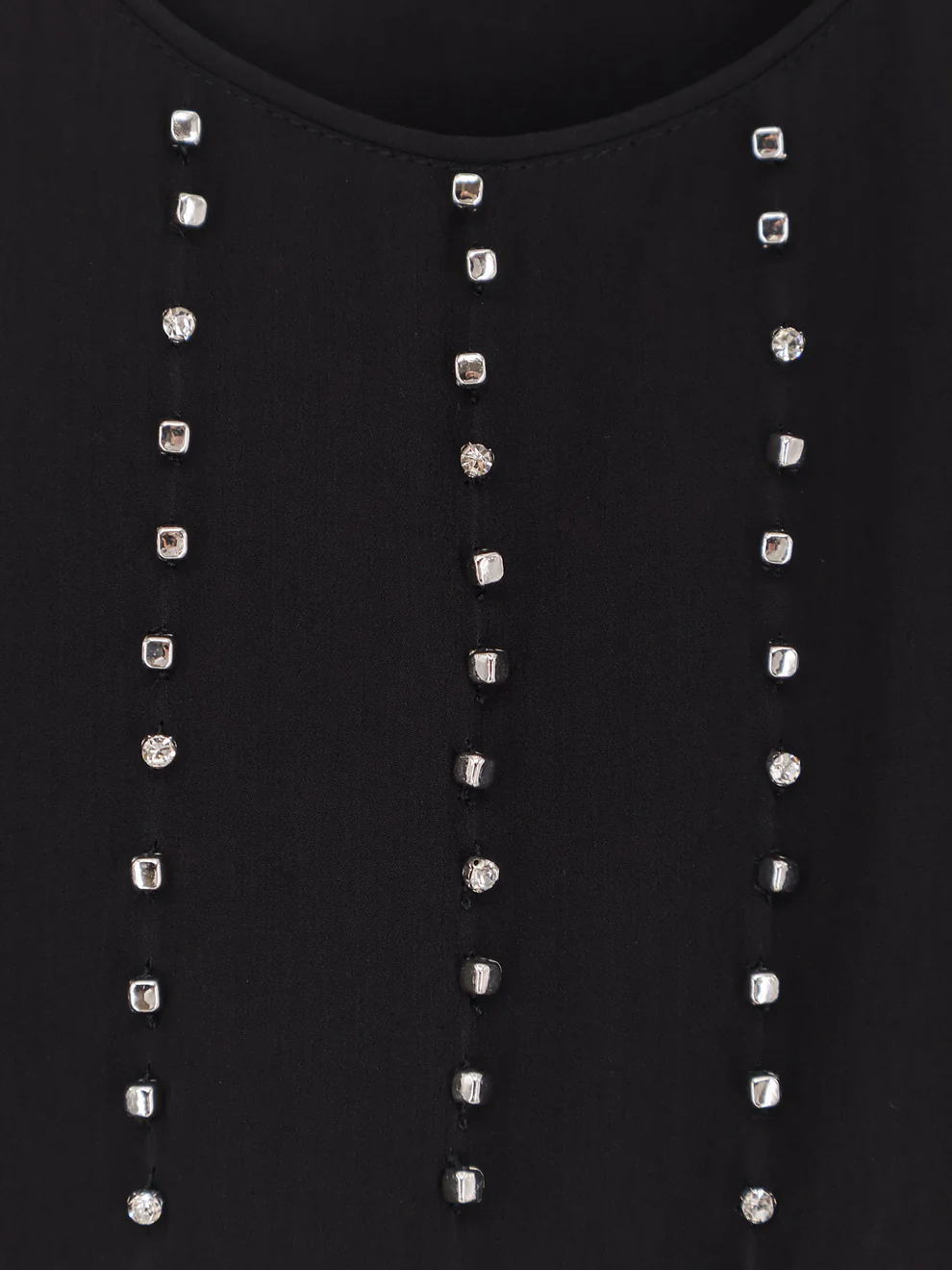 Pinko top Tessa con applicazioni gioiello nero 106214-A31F Z99 PINKO 