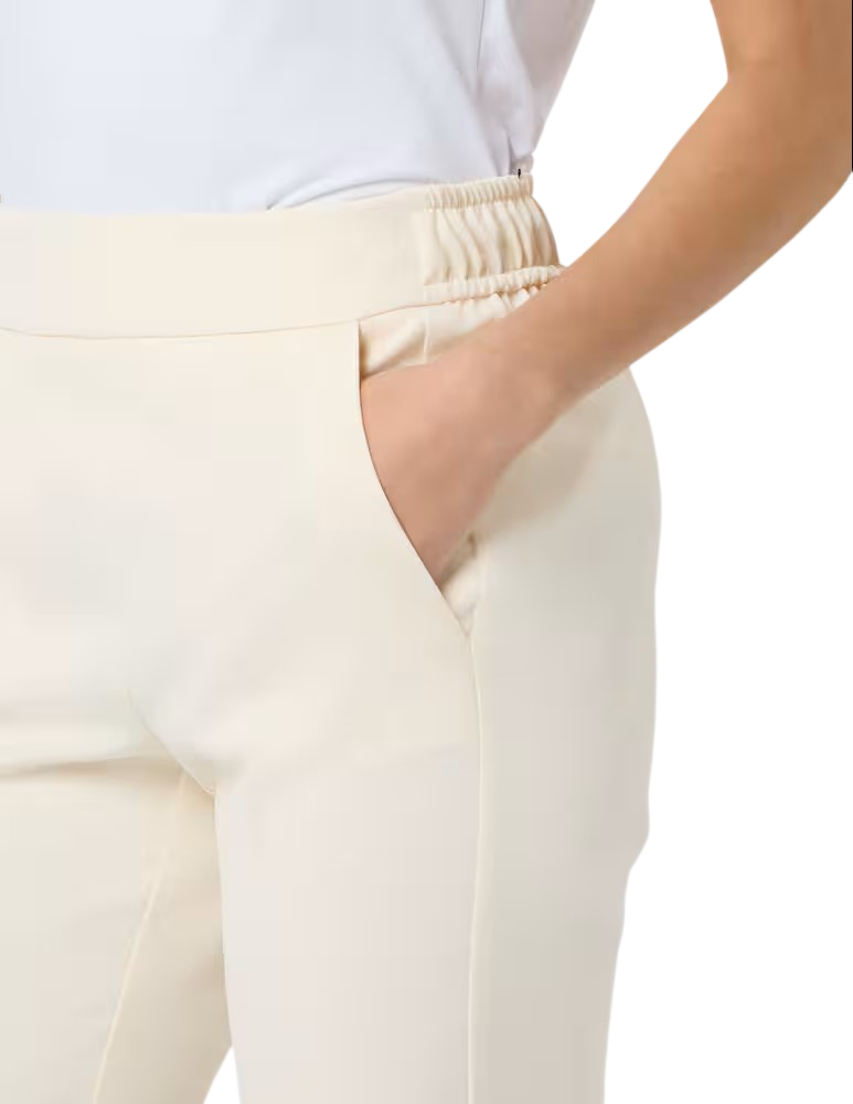Sandro Ferrone pantaloni donna Furfantello crop panna S39XBFFURFANTELLOTEC ECRU Sandro FERRONE 