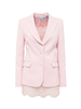 Blugirl giacca blazer in crepe con top rosa