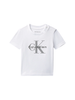 Calvin Klein Jeans T-shirt unisex neonato manica corta bianco
