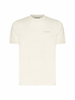 John Richmond T-shirt uomo manica corta con logo ecrù
