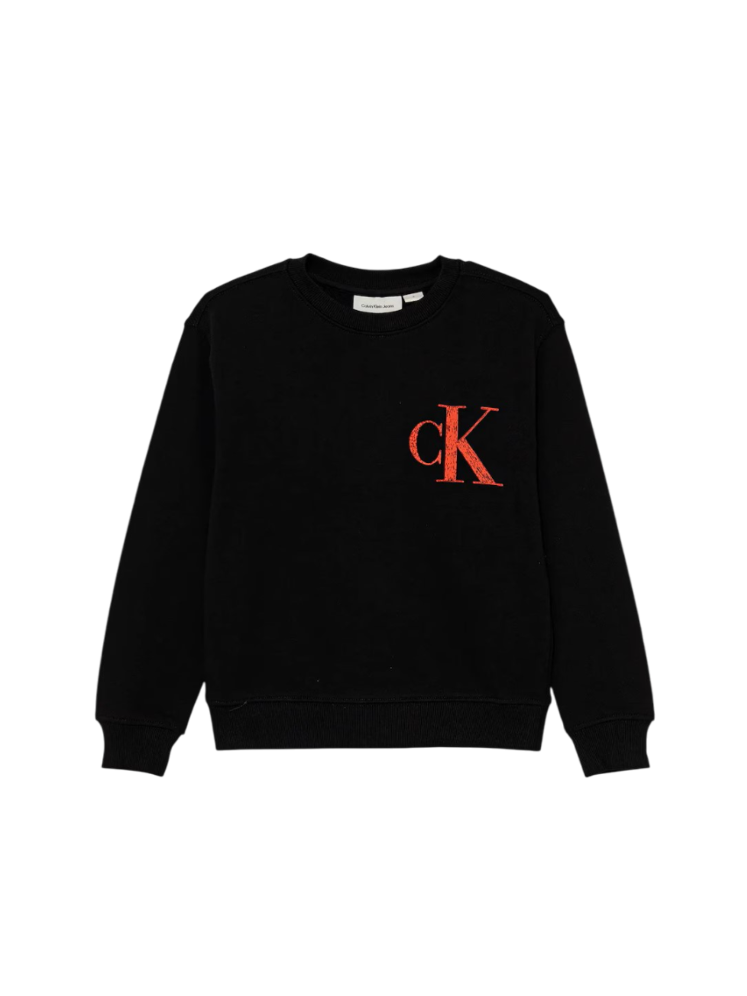 Calvin Klein Jeans felpa con stampe logo nero IB0IB02526 BEH Calvin Klein Jeans 