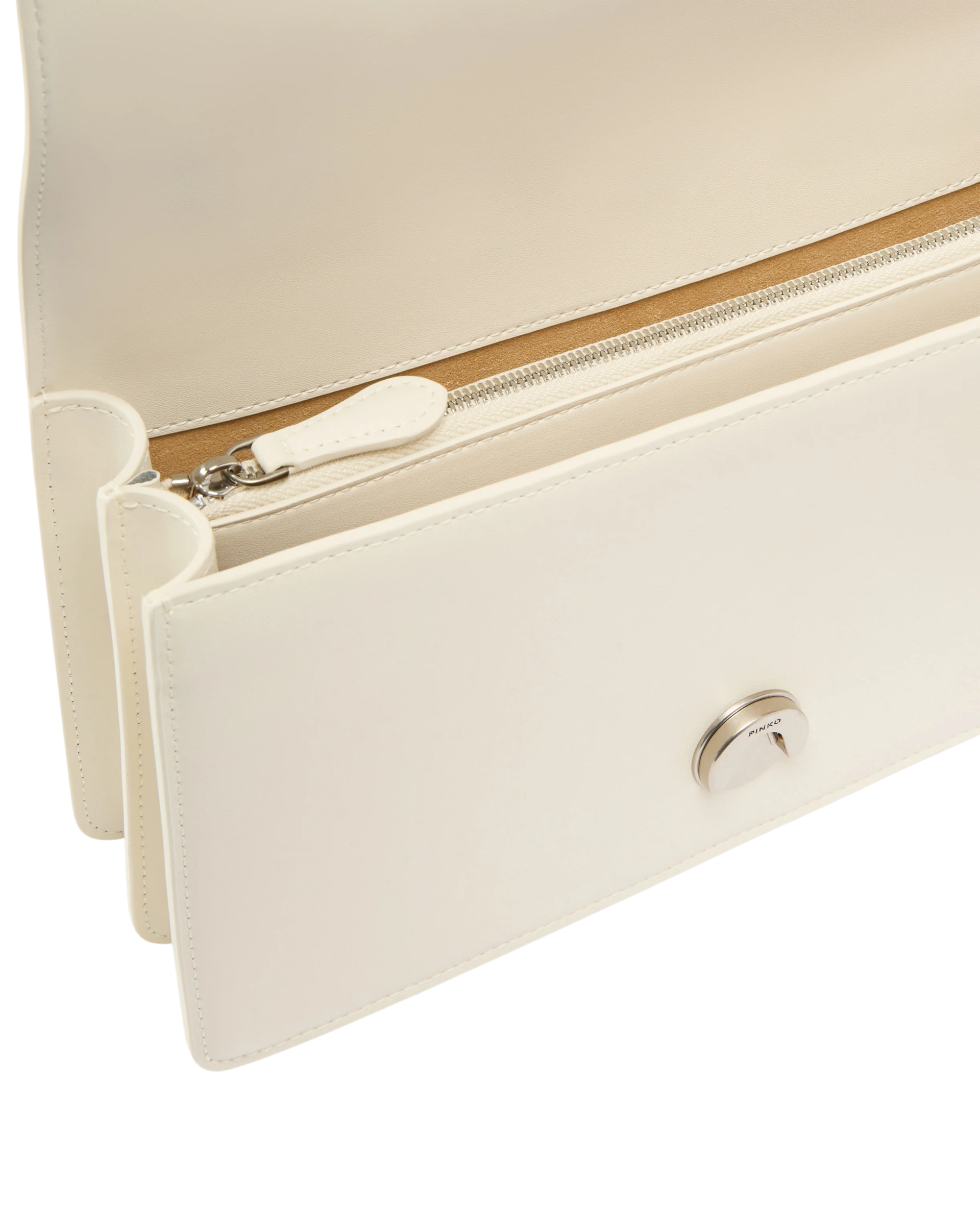 Pinko borsa Love Bag Classic One Simply in pelle bianco latte oro 100941-A0F1 Z14O PINKO 