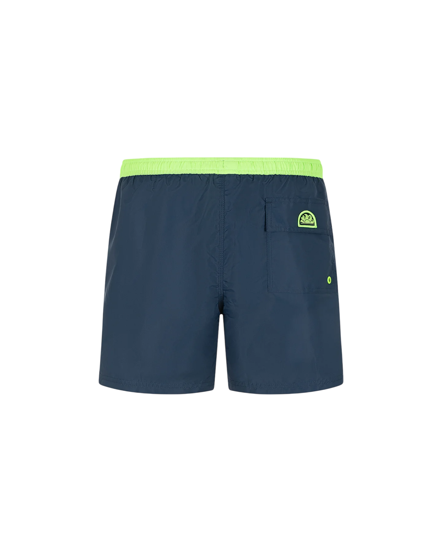 Sundek boxer mare uomo in nylon con logo blu verde fluo M732BDTA100 A9701 SUNDEK 