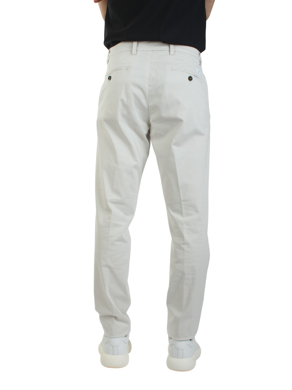 Manuel Ritz pantaloni chino slim fit ecrù 3832P1418TC-253291 02 MANUEL RITZ 
