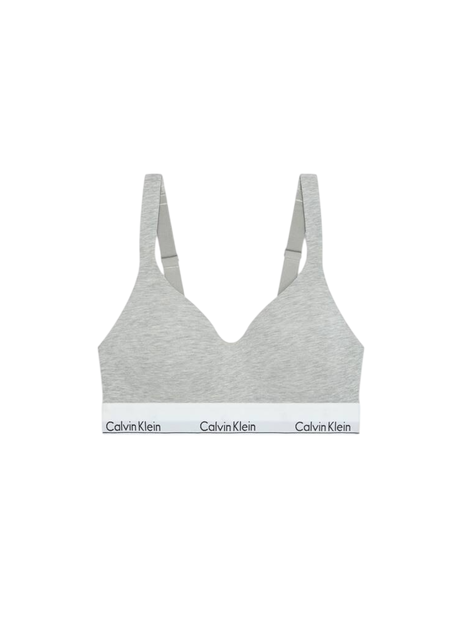 Calvin Klein reggiseno donna con fascia logata grigio LV00QF8500 P7A Calvin Klein Underwear 