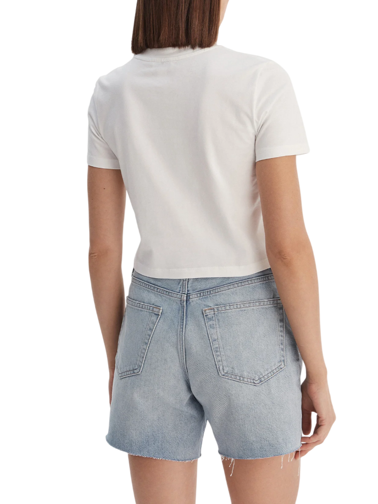 Calvin Klein JeansT-shirt manica corta donna stampa logo bianco LV047F819G YAF Calvin Klein Jeans 
