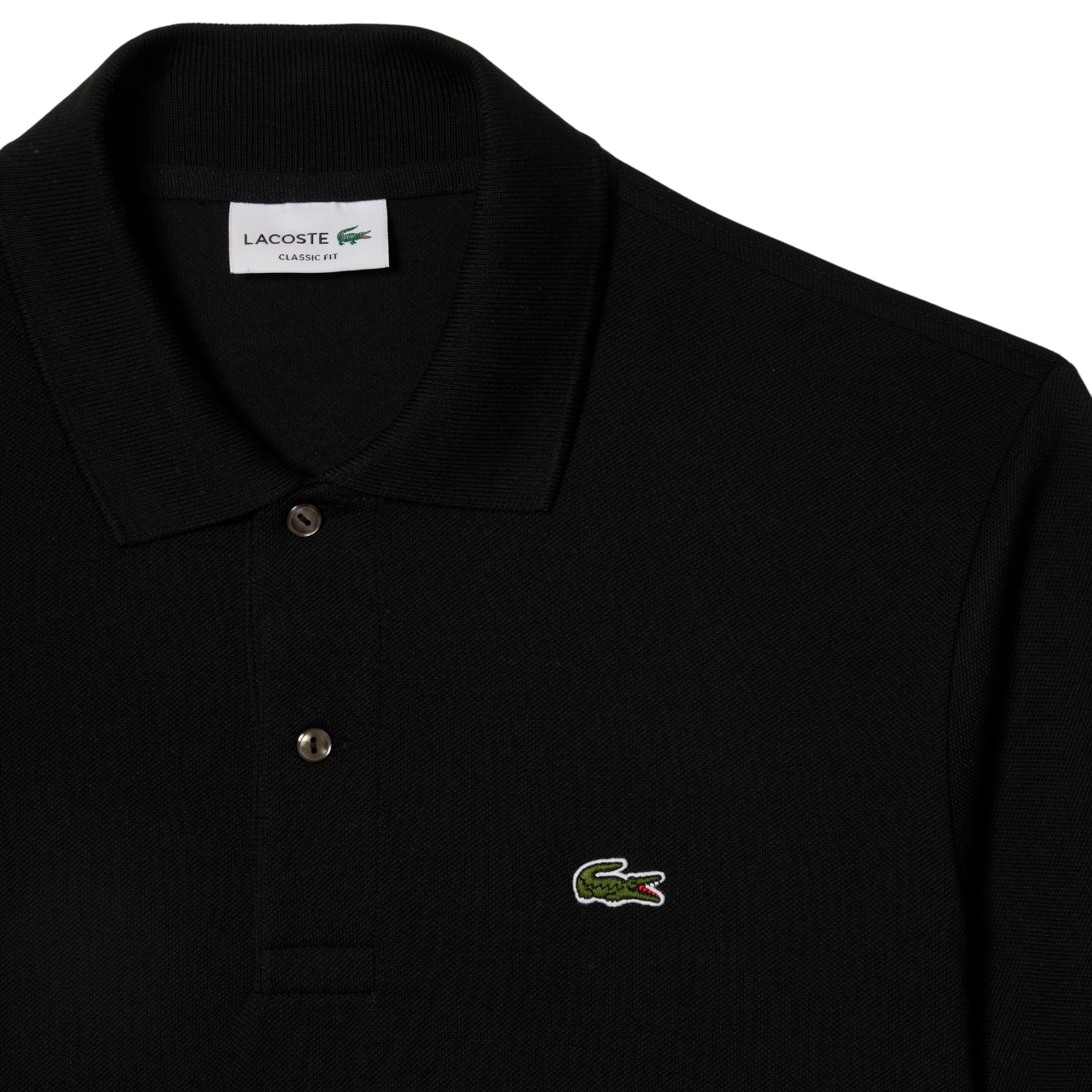 Lacoste polo manica corta 12.12 in piquè nero 1212 031 LACOSTE 