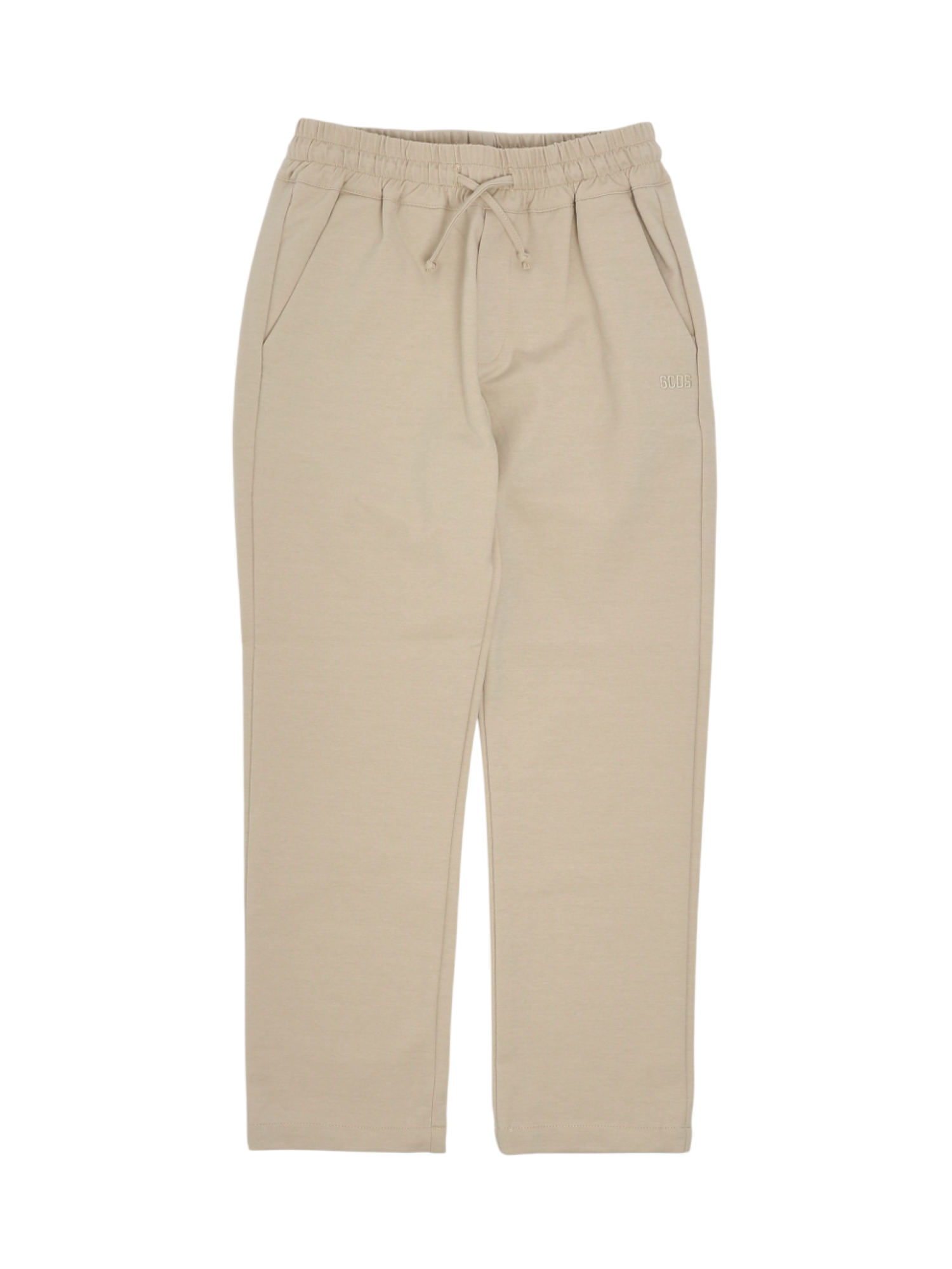 Gcds pantaloni bambino Formal con coulisse beige chiaro C1BJQI511T328 SANDSHELL-BONE GCDS 