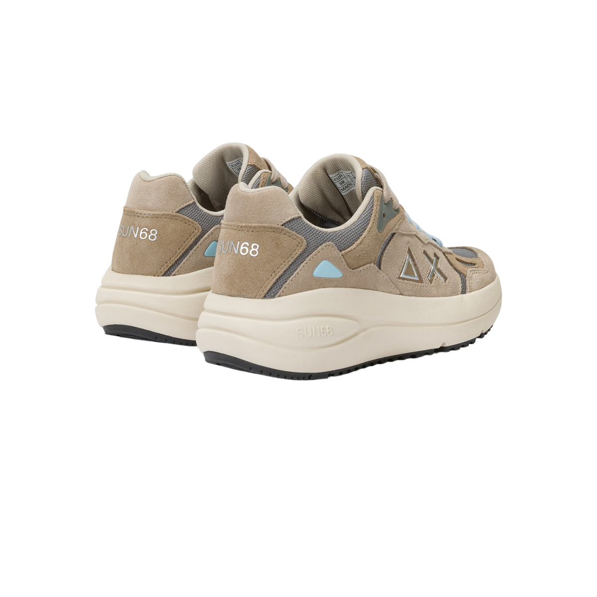 Sun68 sneakers Venus in suede e mesh beige Z44228 BEIGE SUN68 