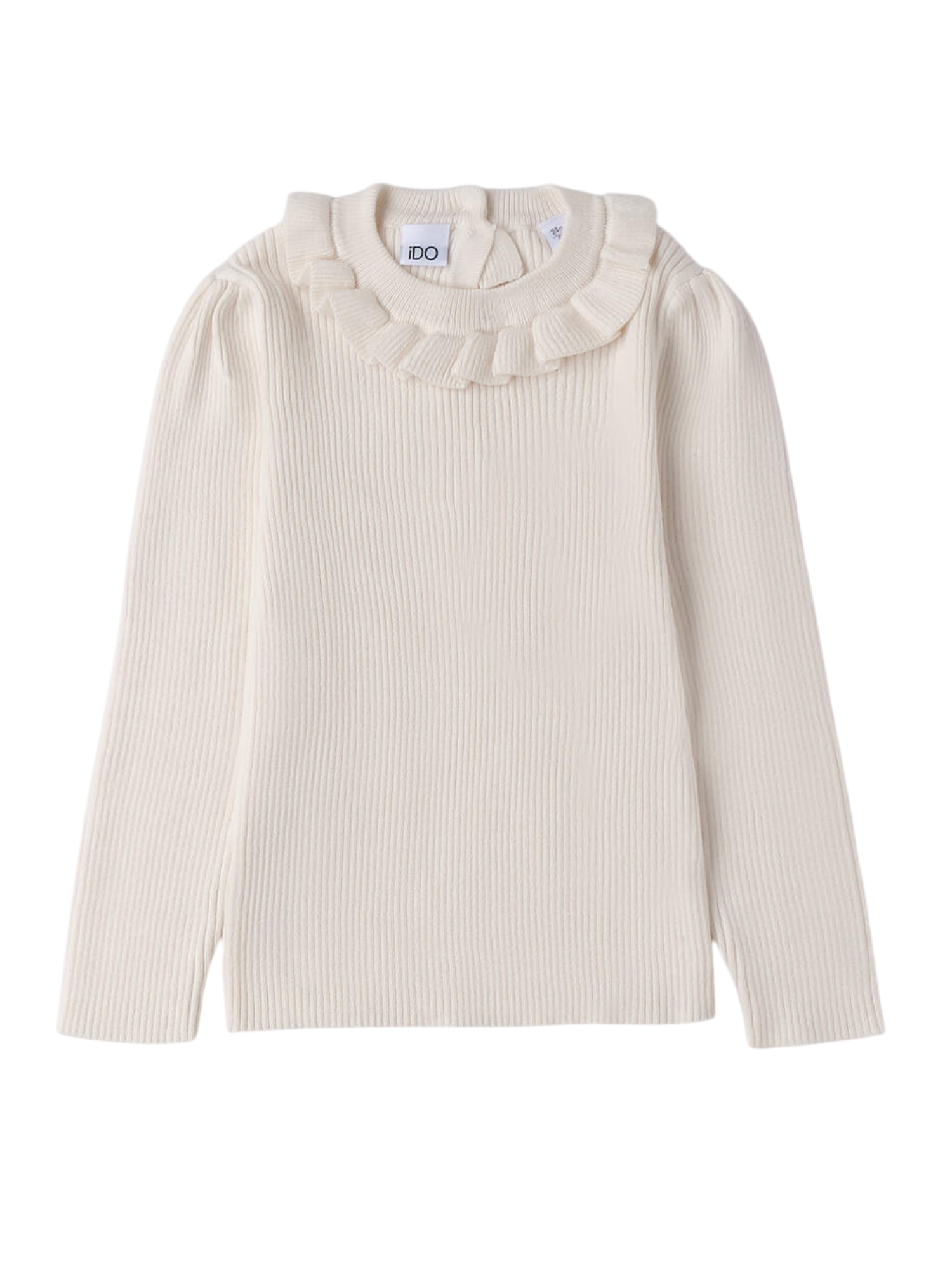iDo maglia bambina con rouches bianco 4F289 0112 iDO 