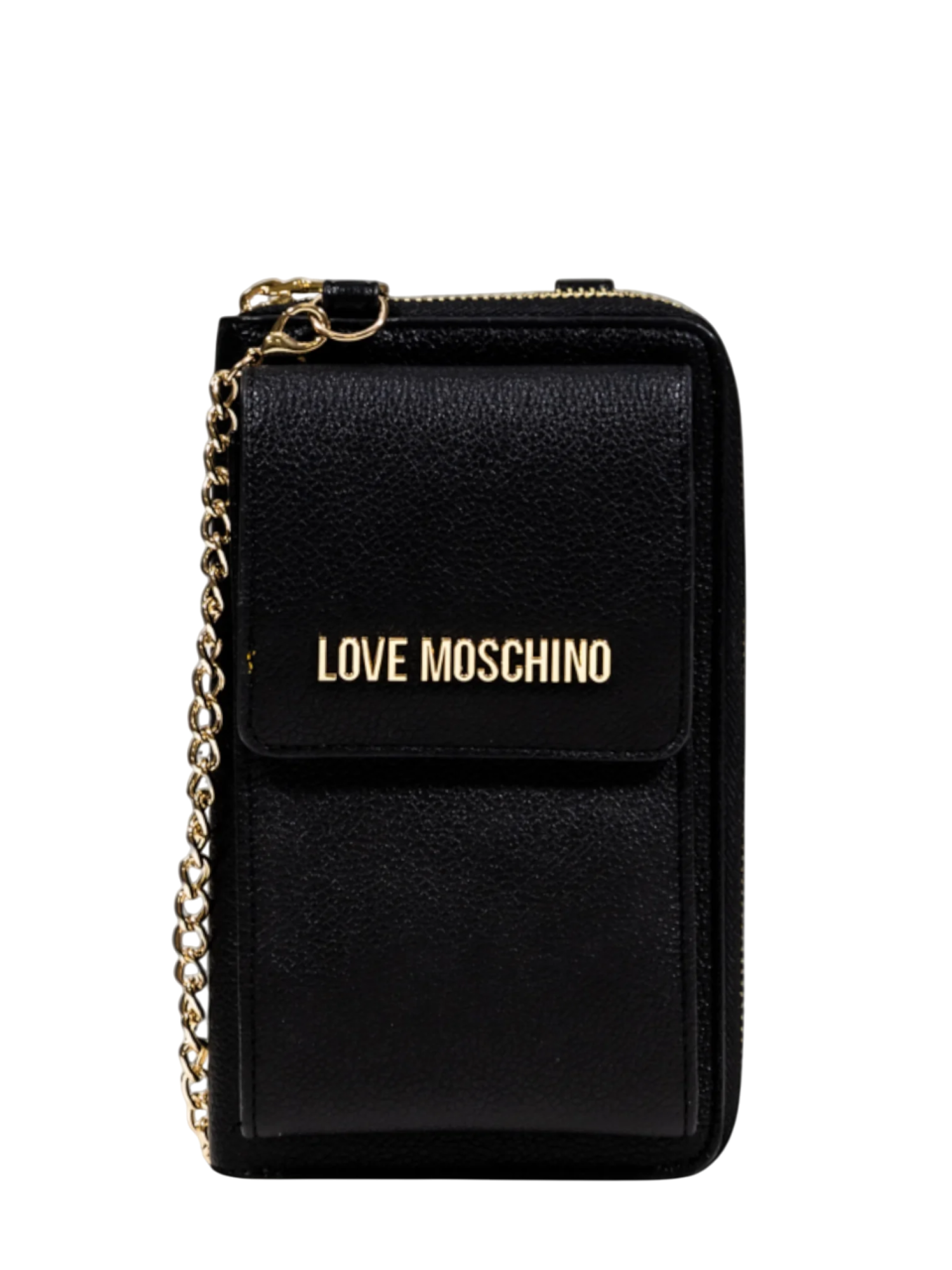 Love Moschino portafogli portacellulare in ecopelle nero JC5701PP1MLD0 000 MOSCHINO LOVE 
