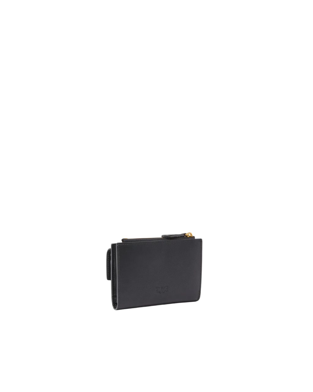 Pinko portafogli Compact Wallet in pelle martellata nero 103612-A29Q Z99Q PINKO 