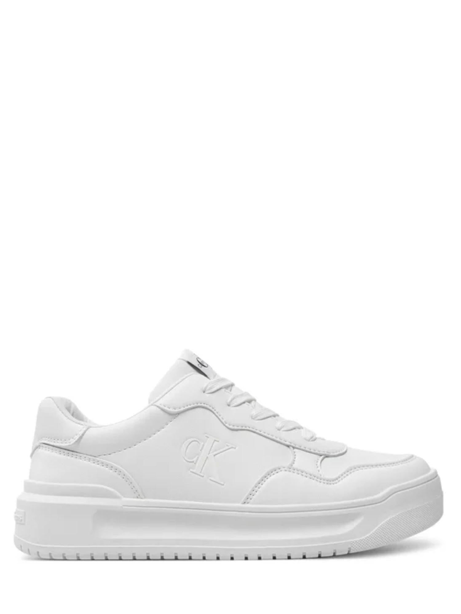Calvin Klein Jeans sneakers in ecopelle con logo monogram bianco V3A9-80980-1355 100 Calvin Klein Footwear 