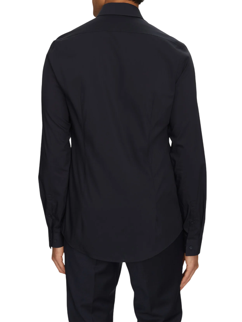 Calvin Klein camicia maniche lunghe slim fit blu scuro K10K114356 CHW Calvin Klein 