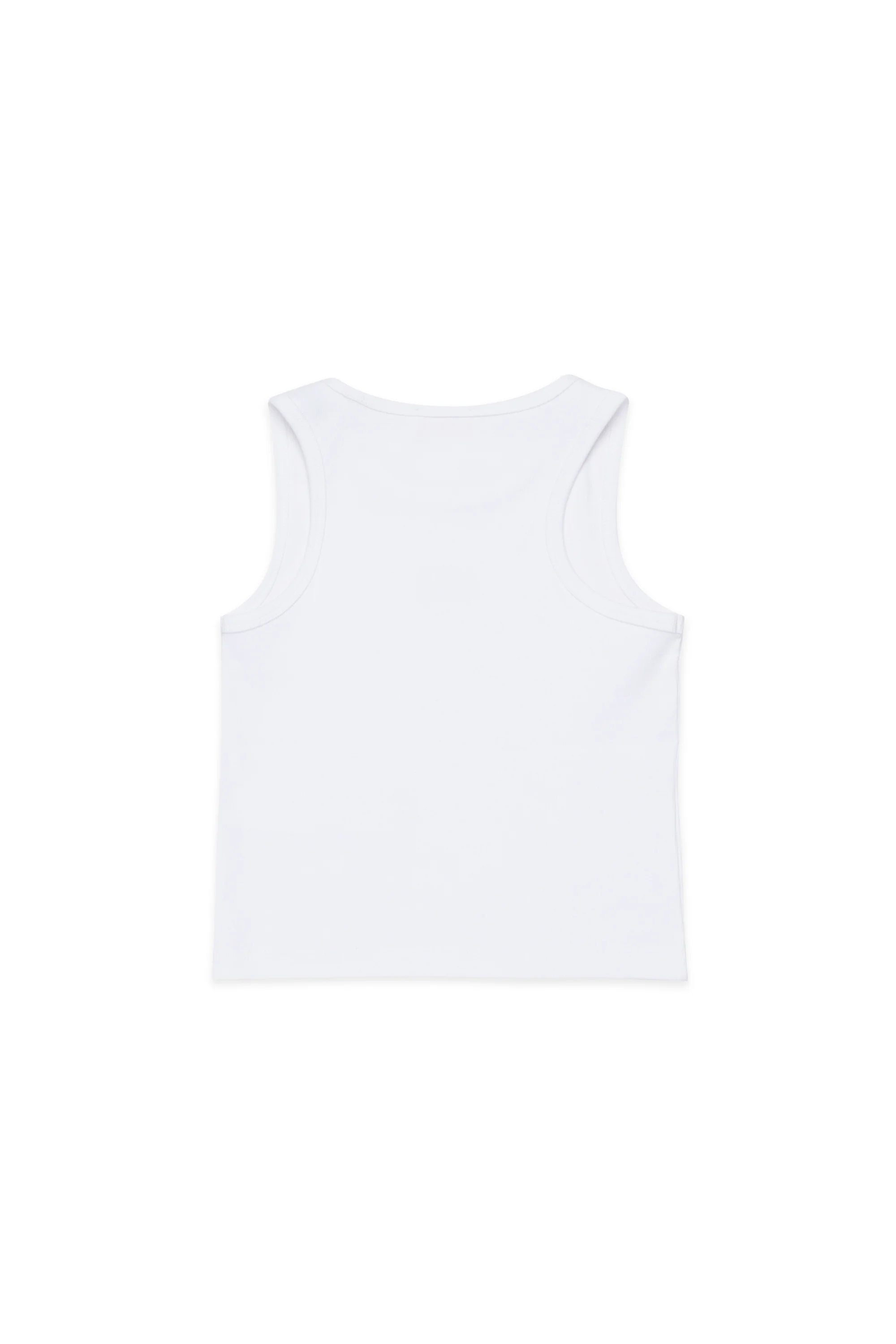 Diesel canotta bambina a costine bianco J02594-KYAZY K100 DIESEL 