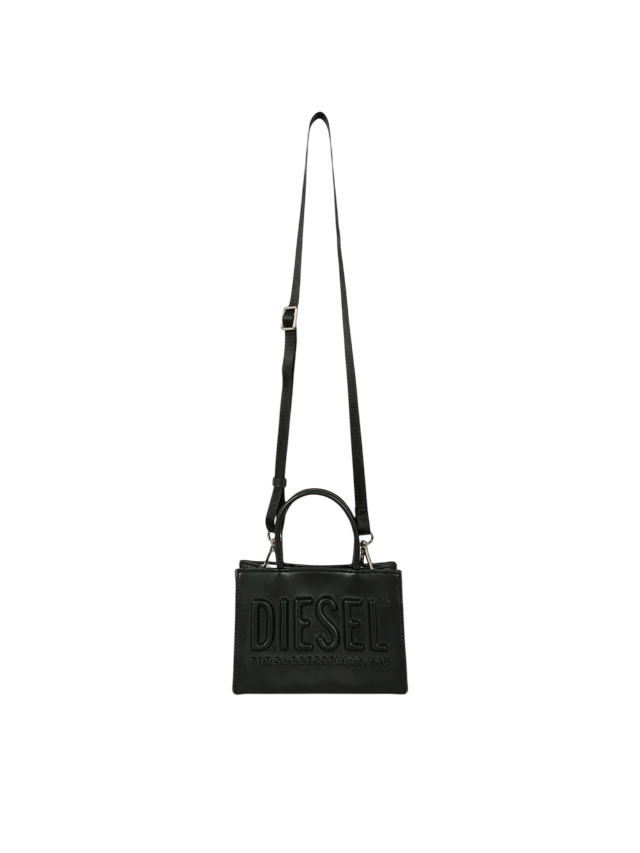 Diesel borsa in ecopelle con logo nero J02529-P8073 T8013 DIESEL 