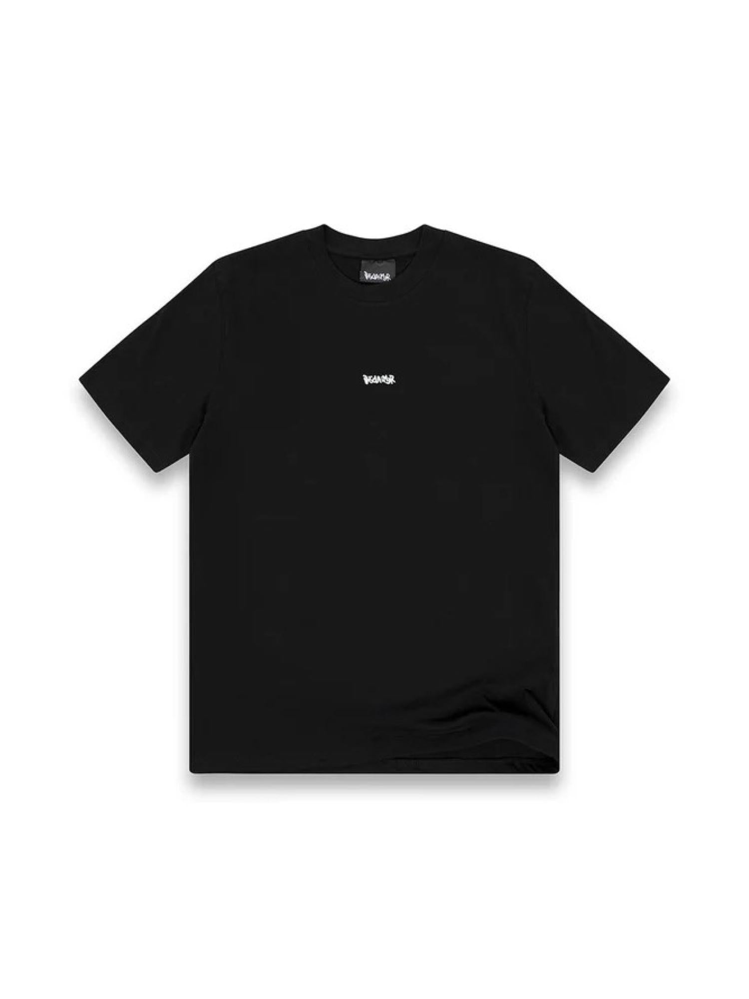 Disclaimer T-shirt uomo manica corta stampa logo nero 55450 NERO DISCLAIMER 