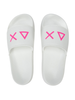 Sun68 ciabatte donna in gomma con logo bianco