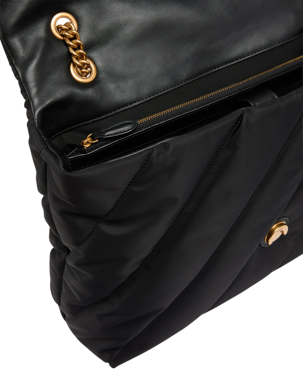 Pinko borsa Love Puff Extra in nylon trapuntato nero 103347-A358 Z99Q PINKO 