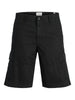 Jack&Jones bermuda in cotone con tasconi nero