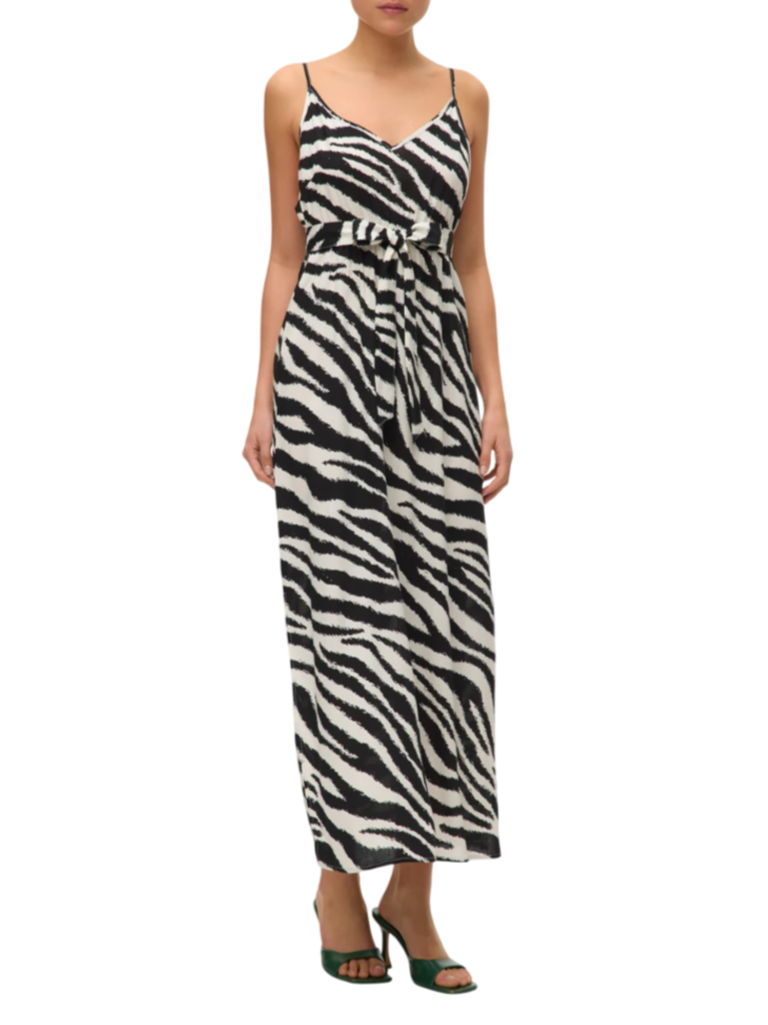 Vero Moda abito lungo in fantasia zebrata nero bianco 10307995 BIRCH-ZEBRA VERO MODA 