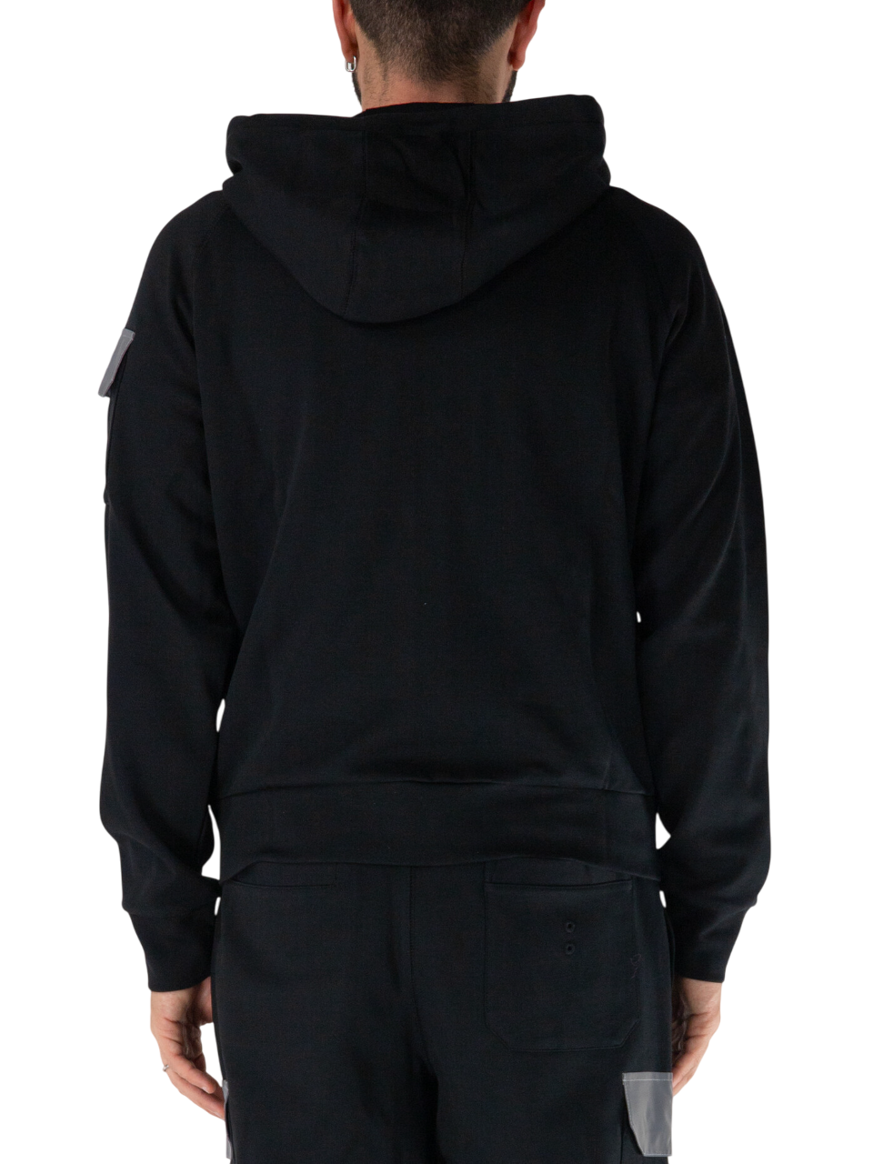 Blauer felpa con cappuccio e zip Beal nero 25SBLUF02054-007092 999 BLAUER 