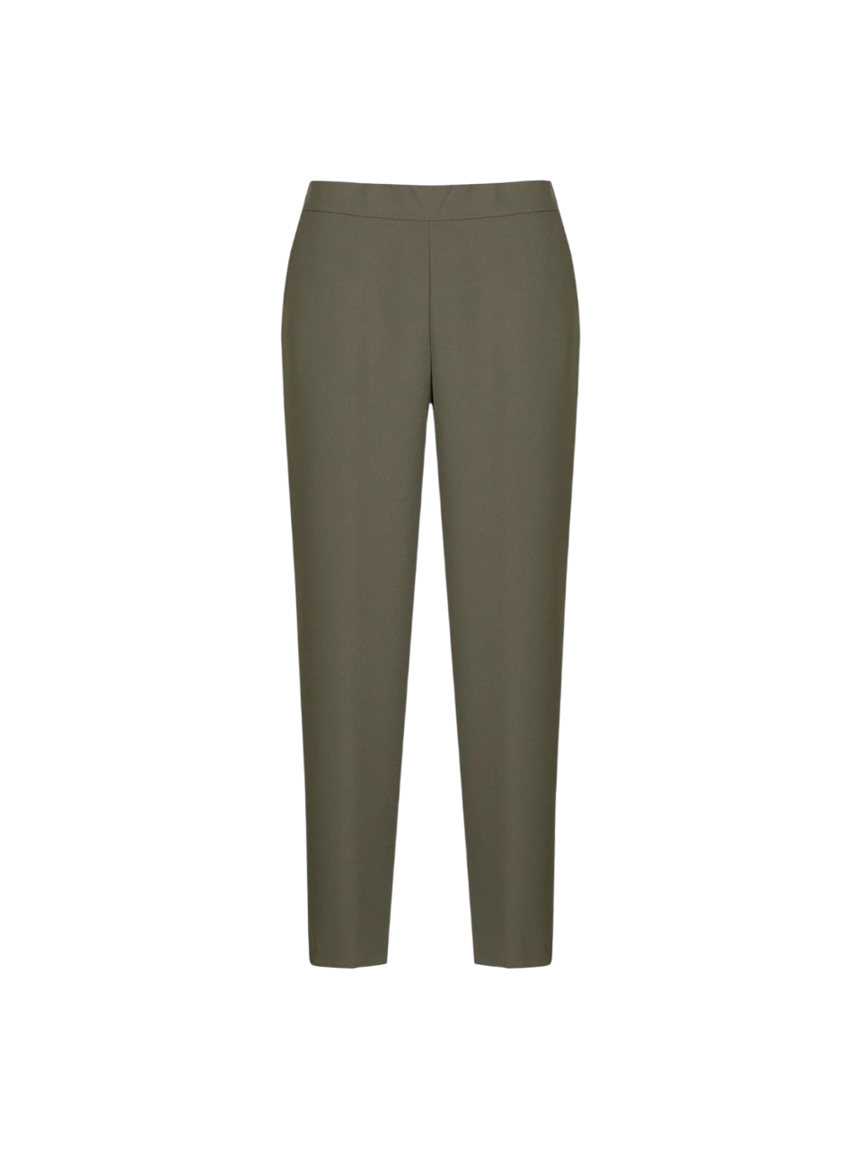 Lola by Sandro Ferrone pantaloni con banda satin verde militare