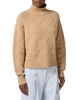 Elisabetta Franchi maglia dolcevita misto cashmere beige