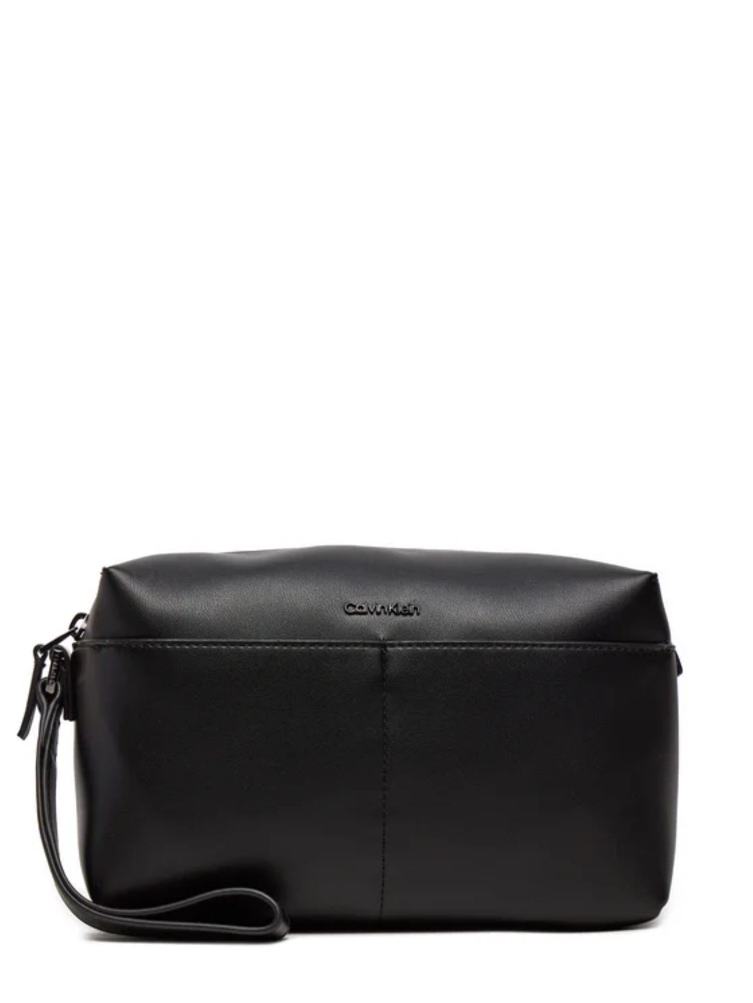 Calvin Klein pochette in ecopelle con cinturino da polso nero K50K512267 BEH Calvin Klein Accessori 