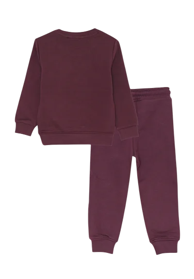 John Richmond tuta sportiva neonato con logo prugna RIA25087CF EGGPLANT John RICHMOND 