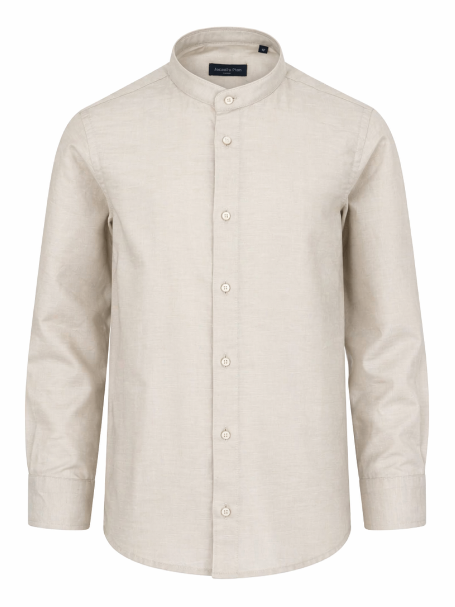 Emanuel Pris camicia alla coreana bambino ecrù ECM4183R BEIGE EMANUEL PRIS 