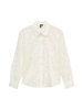 Vero Moda camicia donna in organza trama floreale panna