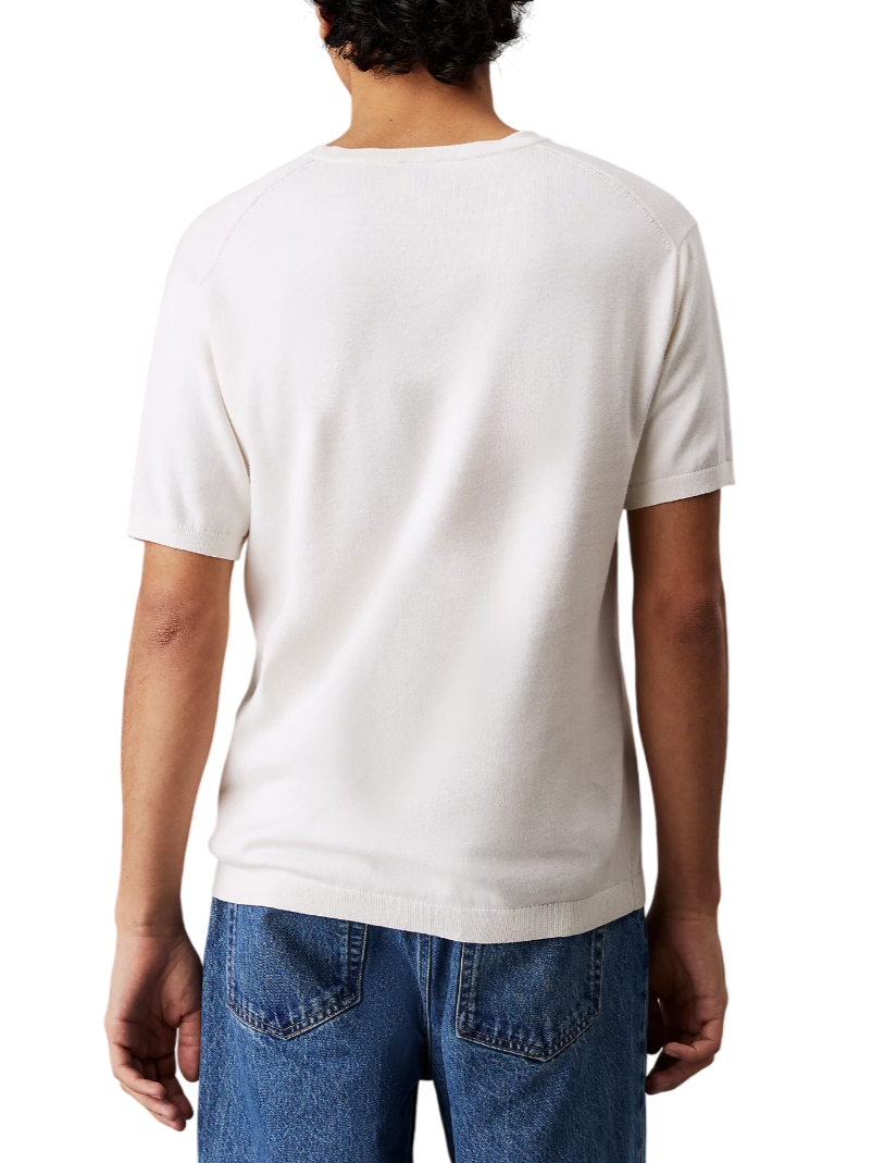 Calvin Klein maglia manica corta con logo panna K10K114485 YAS Calvin Klein 
