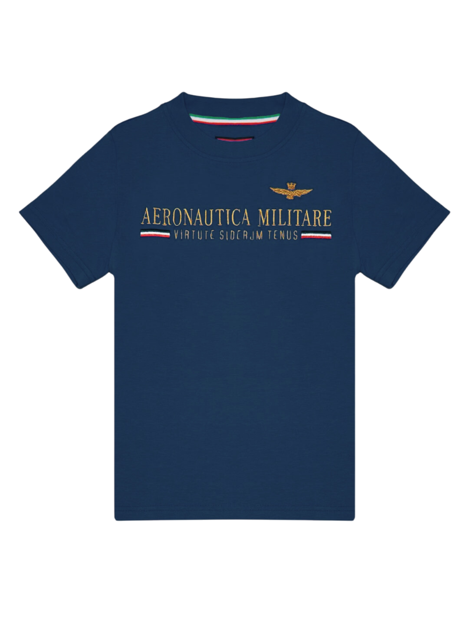 Aeronautica Militare T-shirt maniche corte con logo blu 251TS0032A B08 AERONAUTICA MILITARE 