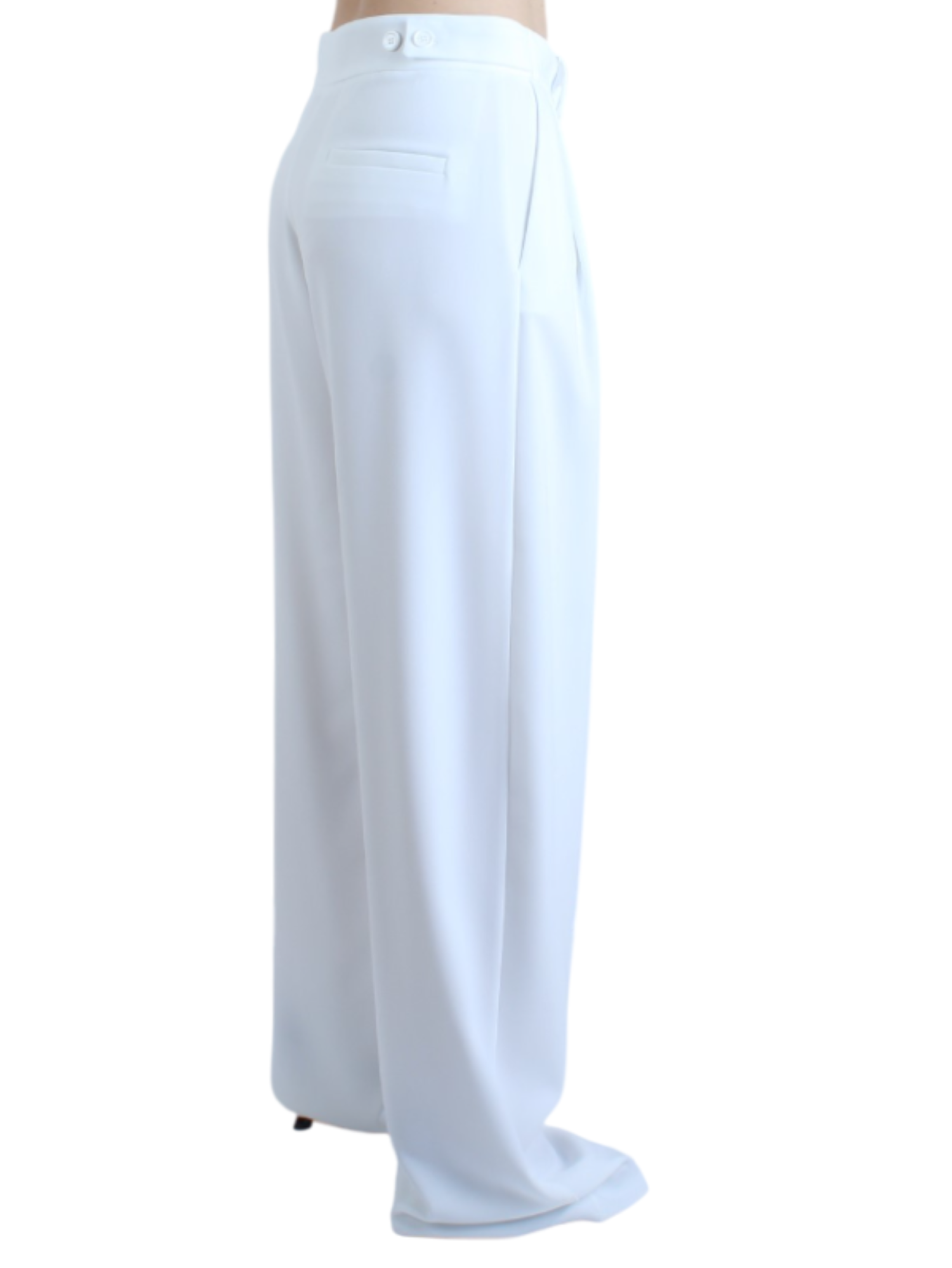 Aniye By pantaloni a palazzo con pinces bianco 185564 00268 ANIYE BY 