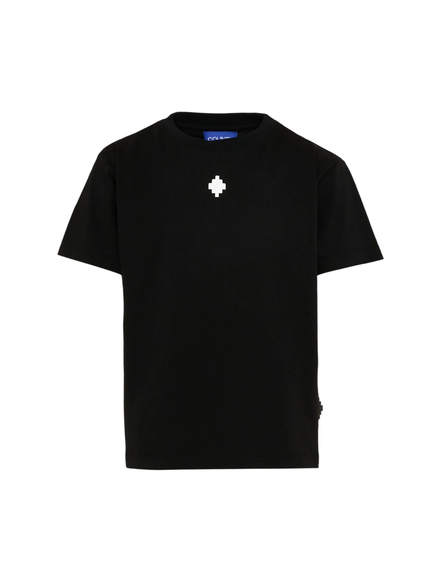 County of Milan T-shirt bambino manica corta stampa iconica nero S6CMJBTH008 110 COUNTY OF MILAN KIDS 
