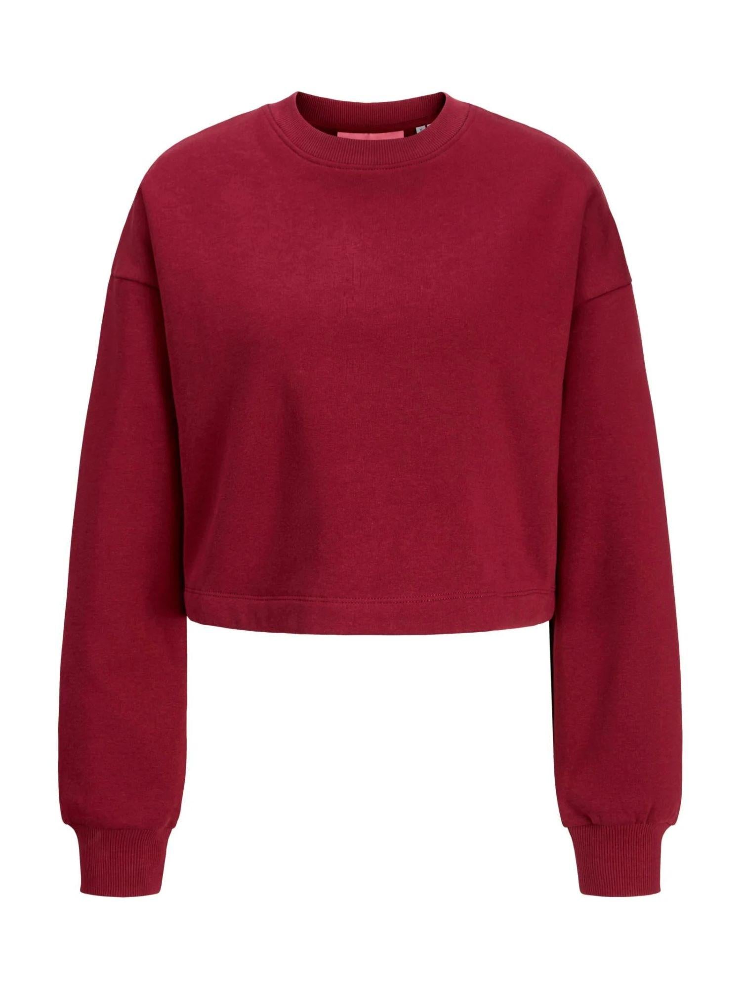 Jjxx felpa donna crop bordeaux 12280478 CABERNET JJXX 